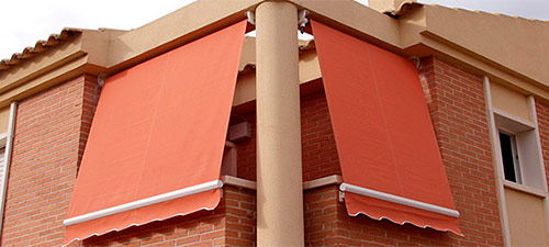 Toldos verticales stor / telon en M&aacute;laga.